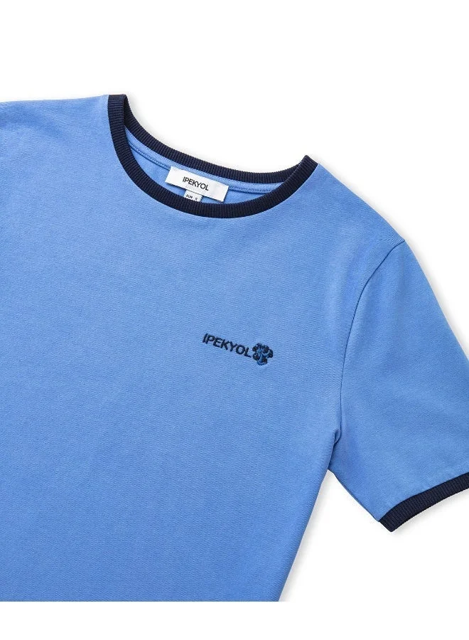 Ipekyol  Regular Fit Logo Embroidered T-Shirt for Women | Best Price UAE