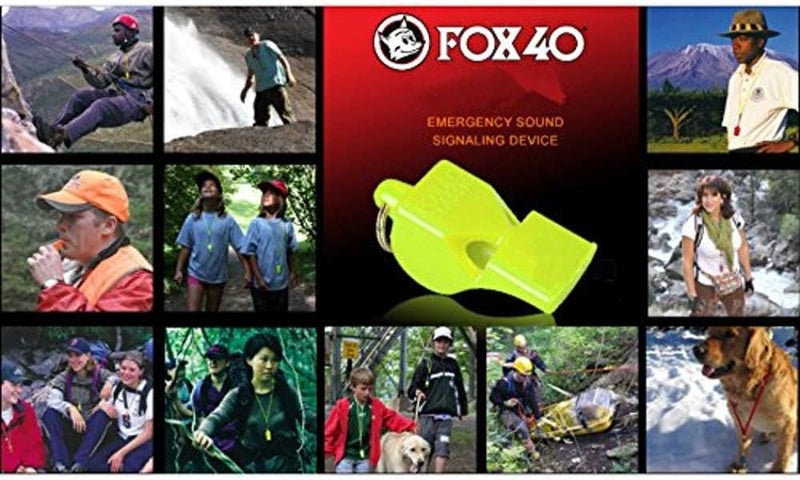 FOX40 Classic CMG Safety Neon Yellow Whistle  BreakAway Safety Whistle Cord Neon Yellow - Image 3