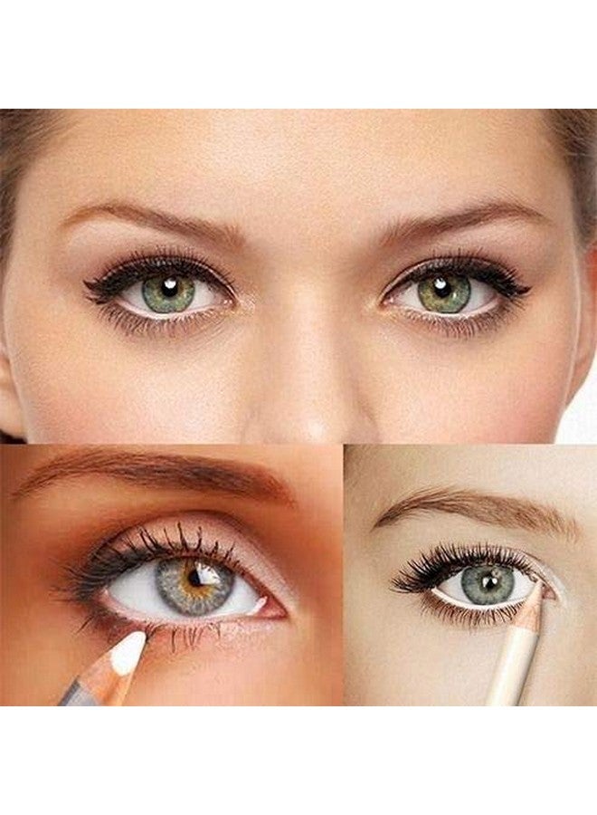 FIRSTZON Auto Kohl White Kajal Eyeliner Super Soft Waterproof Pencil Matte Finish - Image 4