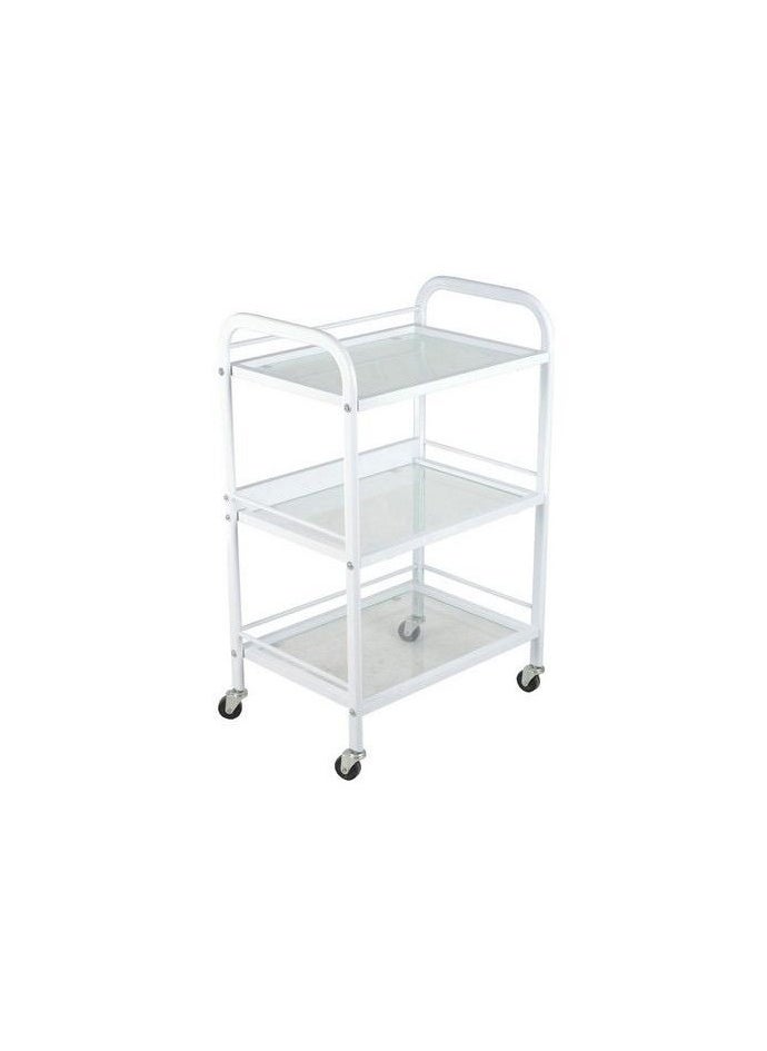 Professional Heavy Duty Salon -Clinic-Spa Three Shelves Rolling Trolley Cart