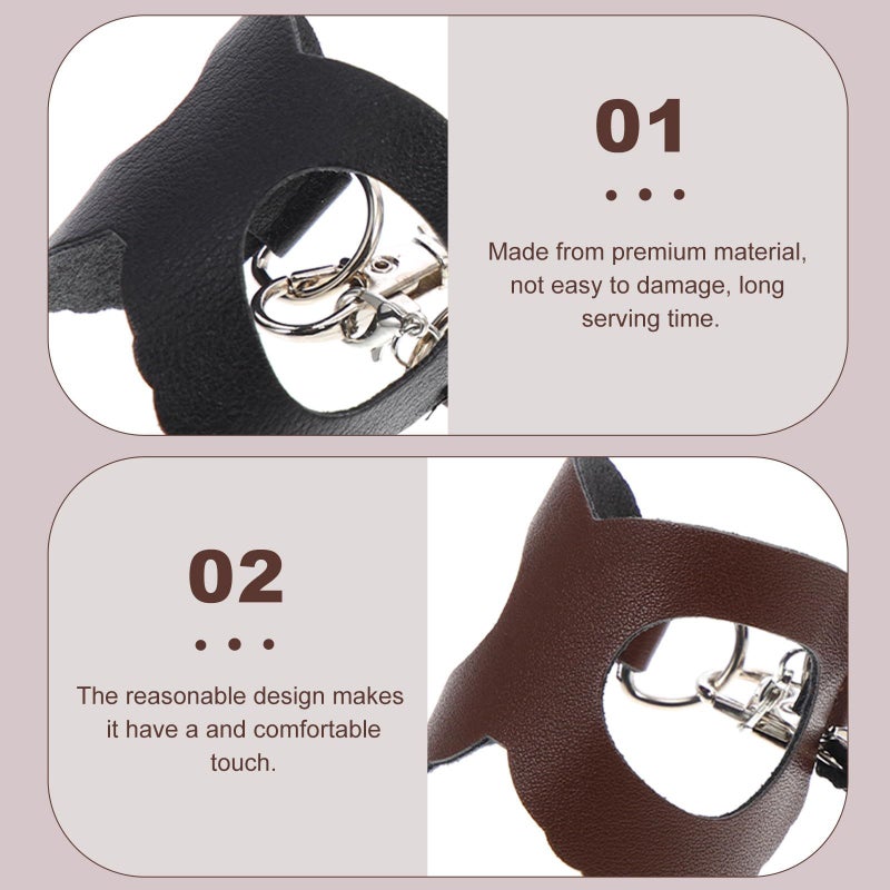 Portable Adjustable Hamster Harness Leash Set Brown Black Small Animals - Image 5