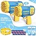 Beria Bubble Gun 2 Pack Bubble Machine for Toddlers Toys for Kids 3 4 5 6 7 8 Years Old Bubbles Maker Blower Toy for Boys Girls Outdoor Indoor Birthday Wedding Party Gifts for Ages 48 - Image 4