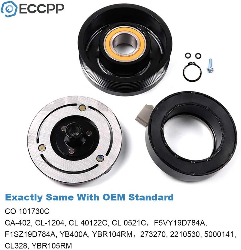 ECCPP A/C Compressor Clutch CO 101730C for Ford F-150 and Explorer (1990-2007) - Image 3