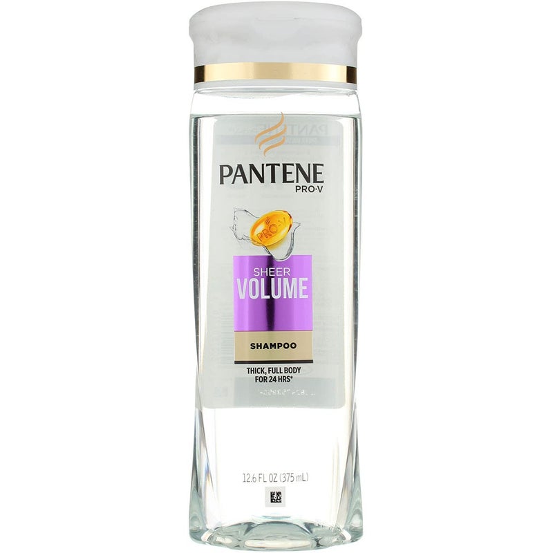 Pantene شامبو بانتين برو-في شير فوليوم كثيف، جسم كامل، 12.6 أونصة سائلة (عبوة من 3)  - Image 1