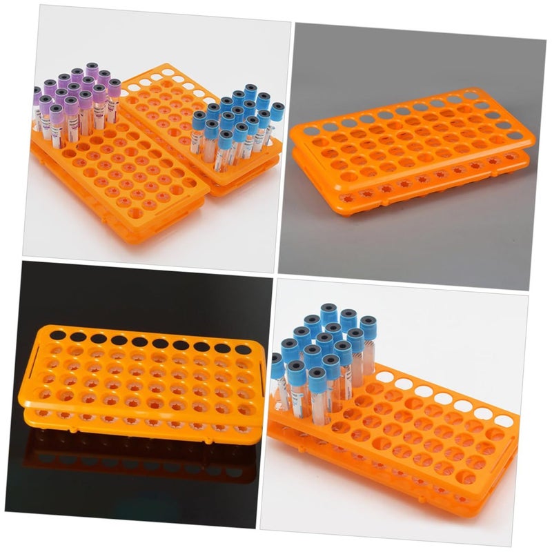 2pcs Clear Multifunction Test Tube Rack Organizer Lab Educational Experiments - Image 3