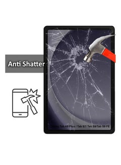 Waldic Samsung Galaxy Tab A9 Plus Full Cover Matte Ceramic Privacy Screen Protector - Explosion-Proof, Anti-Bubble, Anti-Fingerprint | Flexible Privacy Nano Ceramic, Anti-Peeping, Edge-to-Edge Coverage, High Transparency, Delicate Touch, Easy Installation  - Image 3