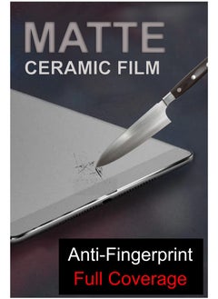 Waldic Samsung Galaxy Tab A9 Plus Full Cover Matte Ceramic Privacy Screen Protector - Explosion-Proof, Anti-Bubble, Anti-Fingerprint | Flexible Privacy Nano Ceramic, Anti-Peeping, Edge-to-Edge Coverage, High Transparency, Delicate Touch, Easy Installation  - Image 4