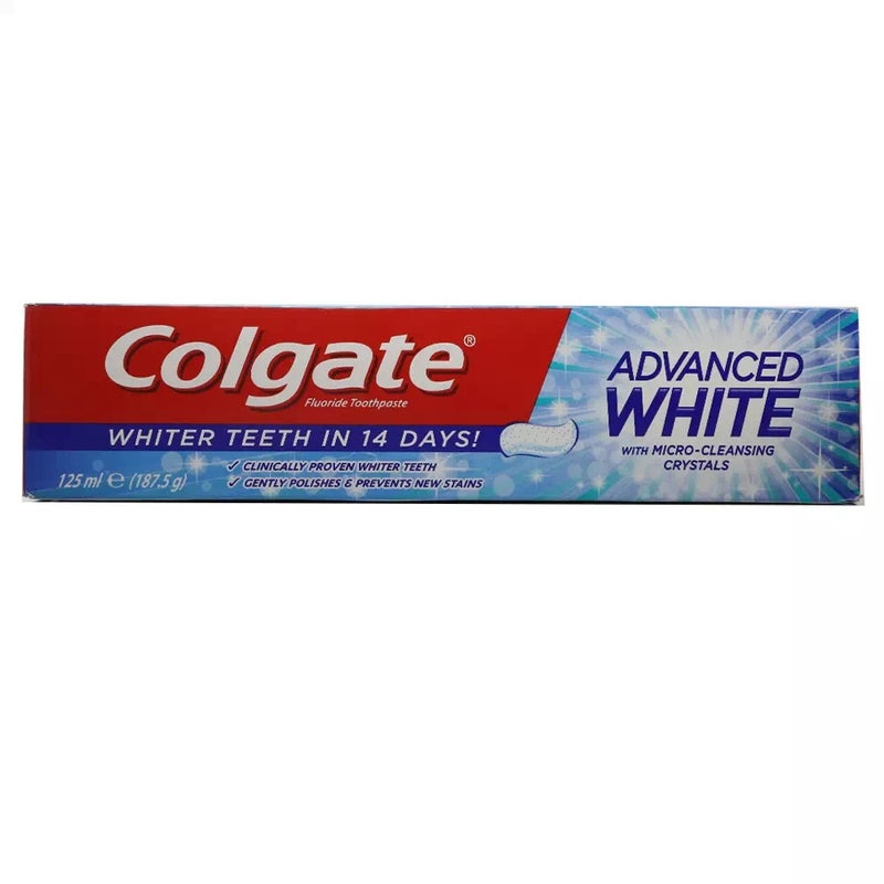 Colgate Advance White Toothpaste With Micro Cleansing Crystals- 125ml - Image 1