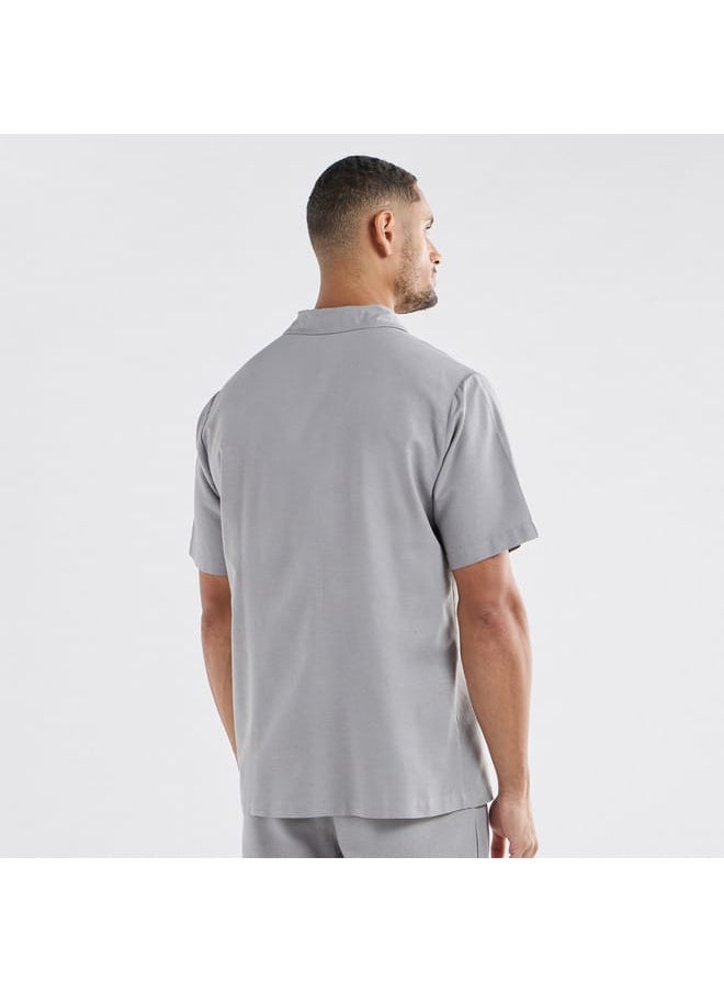 FAV Regular Fit Solid Shirt with Short Sleeves  - Image 3
