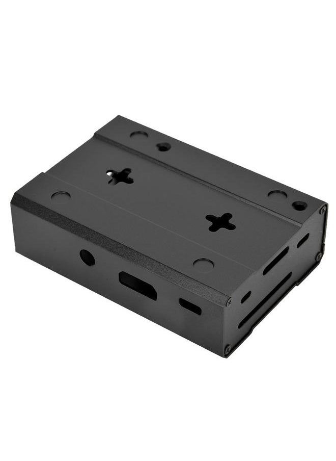 Thoraya Anti-interference Aluminium Alloy Case for Raspberry Pi 3B+/3B/2B Fast Heat Dissipation - Black  - Image 2