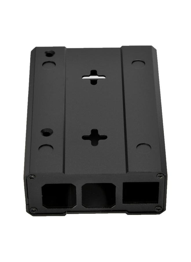 Thoraya Anti-interference Aluminium Alloy Case for Raspberry Pi 3B+/3B/2B Fast Heat Dissipation - Black  - Image 4