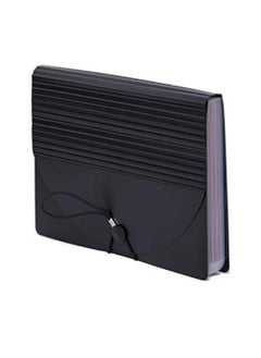 DUNISO 24 Pockets Expanding File Folder/Accordian File Organizer With Expandable Cover/Portable A4 Letter Size File Box,High Capacity Plastic Colored Paper Document Receipt Organizer  - Image 5