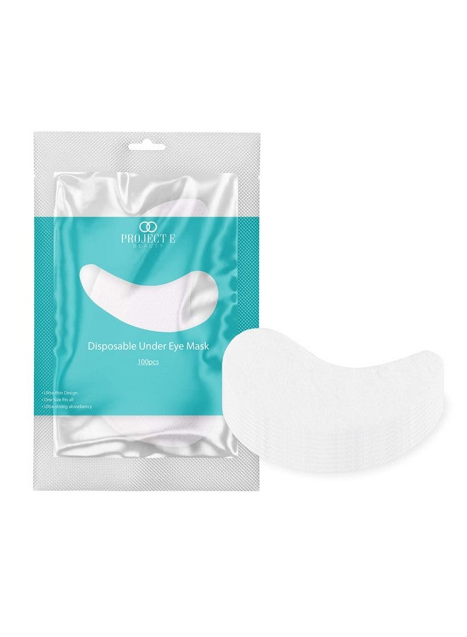 Project E Beauty Project E Beauty 100pcs Disposable DIY Non-Woven Eye Mask Paper DIY Cotton Eye Care Mask | for Skincare & Spa Salon Use | Cosmetic Facial Paper for Toner, Serum, or Lotion (100, Eye Zone) - Image 1