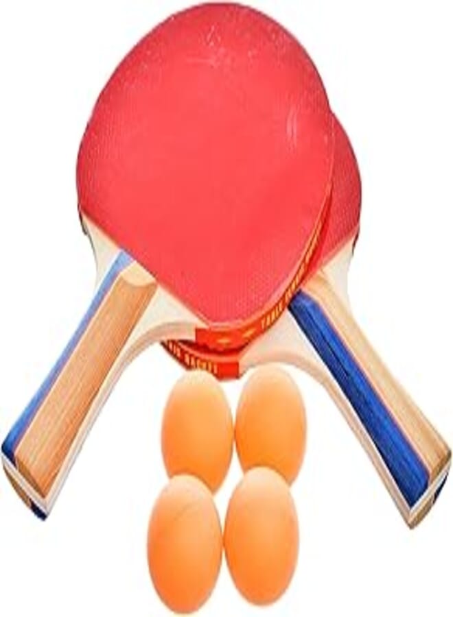 Generic Generic High Quality 2 Table Tennis Racket With For 4 balls - Multi Color