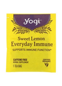 Yogi Tea Yogi Tea, Sweet Lemon Everyday Immune, Caffeine Free, 16 Tea Bags, 1.12 oz (32 g) Each  - Image 3