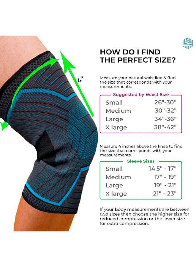 Boldfit Knee Caps For Women & Men Knee Support For Men Gym Knee Cap For Men Knee Pain Relief Products Knee Support For Women Knee Brace For Knee Pain Knee Pad Knee Guard Knee Band Knee Belt - XL - Image 1