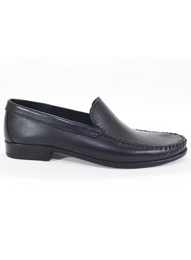 EMNON Men's Black Formal Shoes, Perfect for Business, Office, and Special Occasions - 100% Original Leather Shoes-EMNON14SH - Image 1