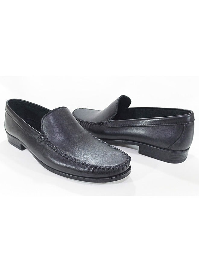 EMNON Men's Black Formal Shoes, Perfect for Business, Office, and Special Occasions - 100% Original Leather Shoes-EMNON14SH - Image 4
