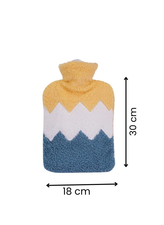 Lifenpure - Lifenpure Hot Water Bottle With Cover For Cramps  And Pain Relief - Image 1