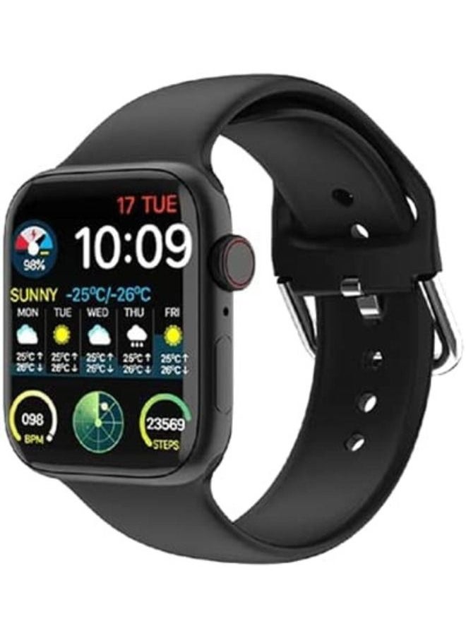 Haino Teko - 45mm Series 8 Titanium Case Smart Watch H45 Pro Max Black - Image 1