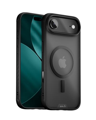 Mous for iPhone Air Case Clear Compatible with MagSafe Camera Control Cover Clarity AntiYellowing Shockproof Cover for iPhone 17 Air Scratch Resistant Crystal Clear Slim Design - Image 1