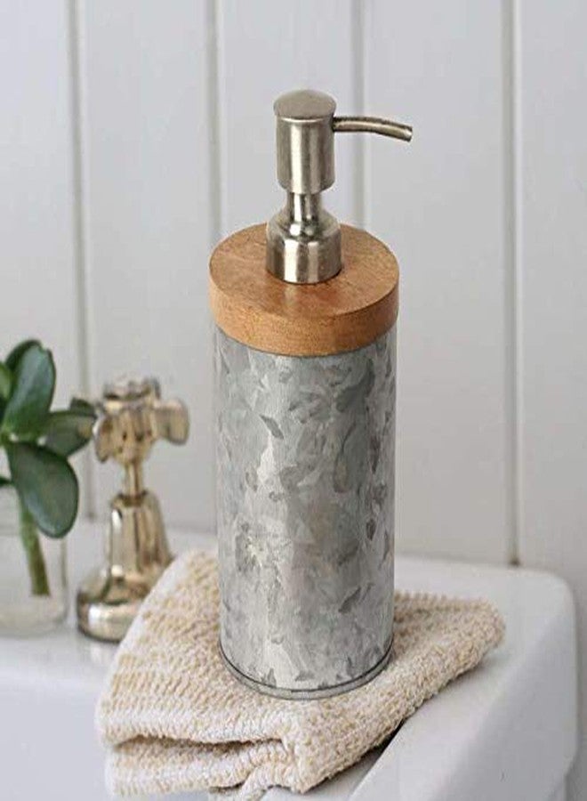 nu-steel CFT6H Confetti Collection Lotion Dispenser, Perfect for Home & Bathroom Accessories, Galvanised Sheet and Wood - Image 5