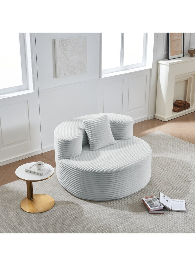 متجر ان زون كنبة فخمة بتصميم دائري انيق تضيف لمسة فنية الى ديكورك - Image 1