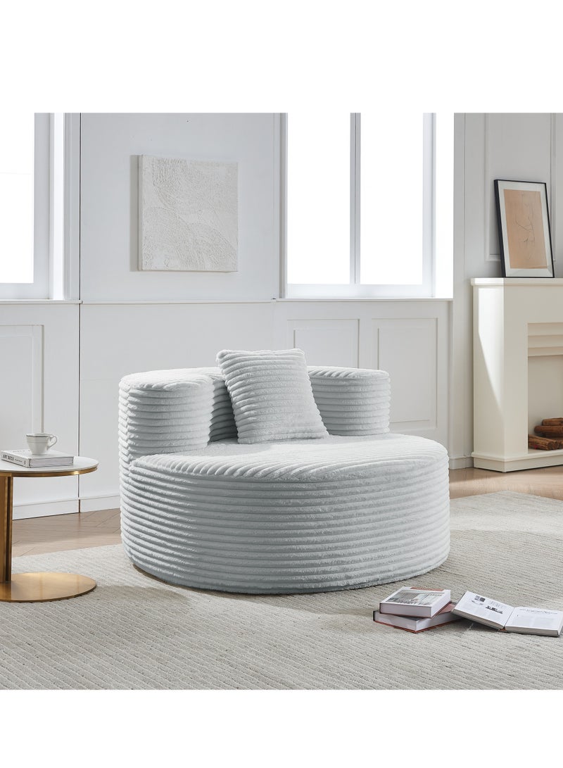 متجر ان زون كنبة فخمة بتصميم دائري انيق تضيف لمسة فنية الى ديكورك - Image 2