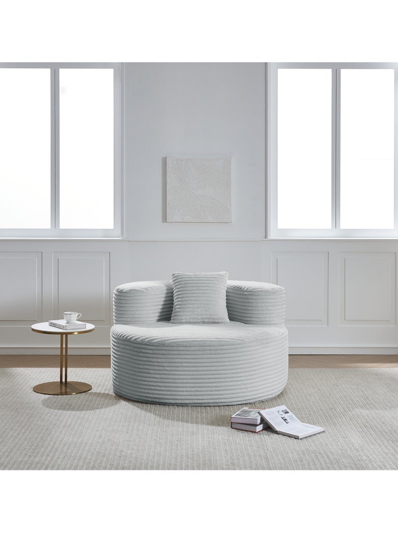 متجر ان زون كنبة فخمة بتصميم دائري انيق تضيف لمسة فنية الى ديكورك - Image 3