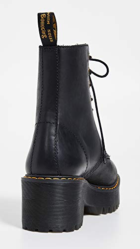 Dr Martens حذاء دكتور مارتنز شرايفر هاي فاشن، أسود، مقاس 6 نسائي أمريكي - Image 4