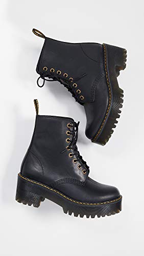 Dr Martens حذاء دكتور مارتنز شرايفر هاي فاشن، أسود، مقاس 6 نسائي أمريكي - Image 5
