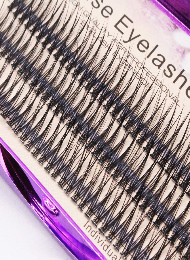 Bodermincer 12D Fishtail Lash Clusters D Curl 120pcs Natural Wispy Eyelashes Extensions (14mm) - Image 5