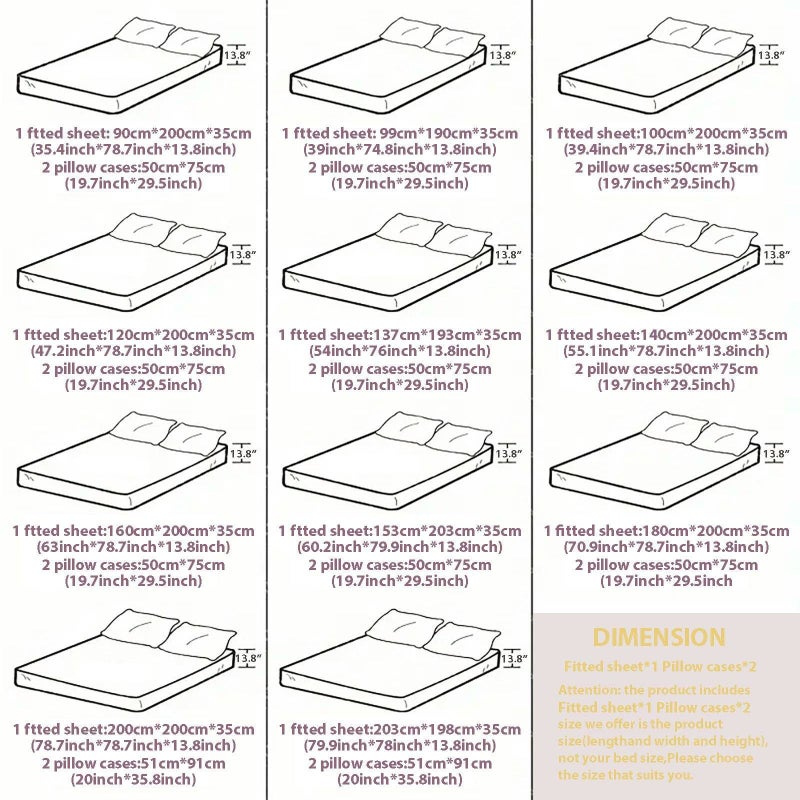3pcs Multi Color Soccer Football Sketch Art Fitted Sheet Set With Pillowcases Soft Breathable Mattress Protector Luxury Bedding For Twin Sized Bed - Image 3