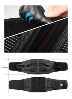 DUNISO Sports Back Brace for Men and Women Breathable Waist Lumbar Lower Back Support Belt for Sciatica Herniated Disc Scoliosis Back Pain Relief Heavy lifting with Dual Adjustable Straps  - Image 3