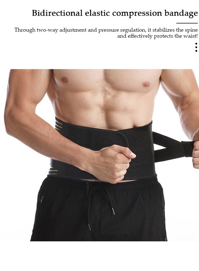 DUNISO دعامة ظهر رياضية للرجال والنساء قابلة للتنفس، حزام دعم أسفل الظهر لأسفل الظهر لعرق النسا، فتق القرص، الجنف، تخفيف آلام الظهر، رفع ثقيل مع أشرطة مزدوجة قابلة للتعديل - Image 5