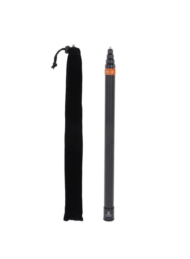 Suitable For 360insta X34 Extended Selfie Stick Xiaomi Dajiang Sports Panoramic Camera Carbon Fiber Extension Rod-Color:2.9m Gold 9 Sections  - Image 4