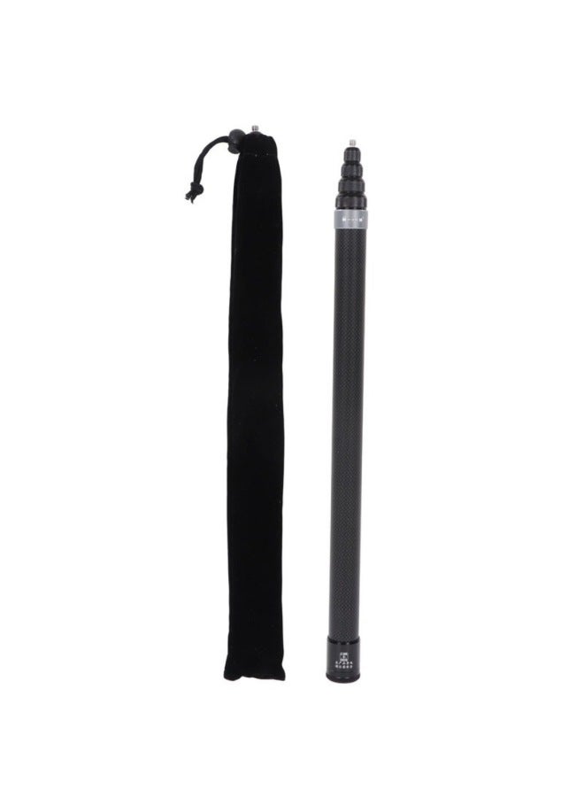 Suitable For 360insta X34 Extended Selfie Stick Xiaomi Dajiang Sports Panoramic Camera Carbon Fiber Extension Rod-Color:2.9m Gold 9 Sections  - Image 3