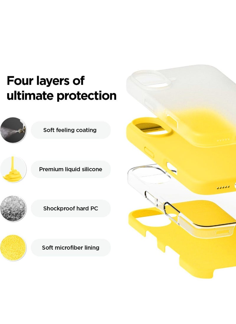 X-level iPhone 16 Plus Liquid Silicone Case Cover,Full Body Protection, Shockproof, Slim, Anti-Scratch Soft Microfiber Lining,Slim Protective Back Cover with Comfortable Hold Touch Feeling and Anti-fingerprint  - Image 2