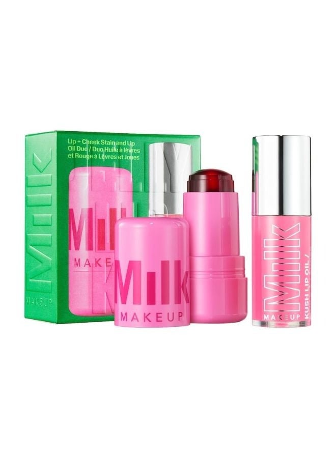MILK MAKEUP MILK MAKEUP  The Jelly Lip Kit: Lip + Cheek Stain & Lip Oil Duo  - Image 1