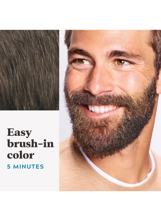 Just For Men Mustache & Beard Beard Dye For Men With Brush Included For Easy Application With Biotin Aloe And Coconut Oil For Healthy Facial Hair Mediumdark Brown M40 Pack Of 3  - Image 5