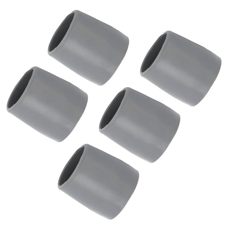 5 Pcs Crutch Tips Thick Rubber Single Angle Cane Foot Cane Walking Stick Crutch Foot PadGray - Image 2