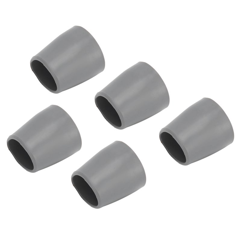 5 Pcs Crutch Tips Thick Rubber Single Angle Cane Foot Cane Walking Stick Crutch Foot PadGray - Image 4