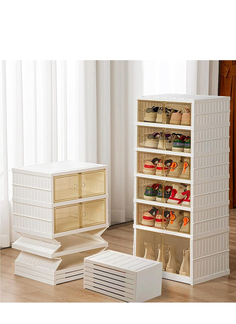 6-Layer Shoe Box, Foldable Storage Box Plastic White - pzsku/ZA652F830DFB27B1985C1Z/45/_/1720390624/da60eb32-35f5-4d89-968c-58af07edebd6