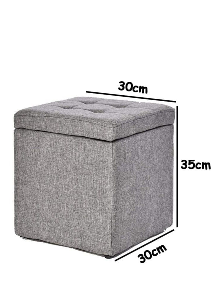 Generic FFD Ottoman Storage Footrest Stool Multifunctional Storage Box Bench, Ottoman Chair, Shoe Change Bench  - Image 2
