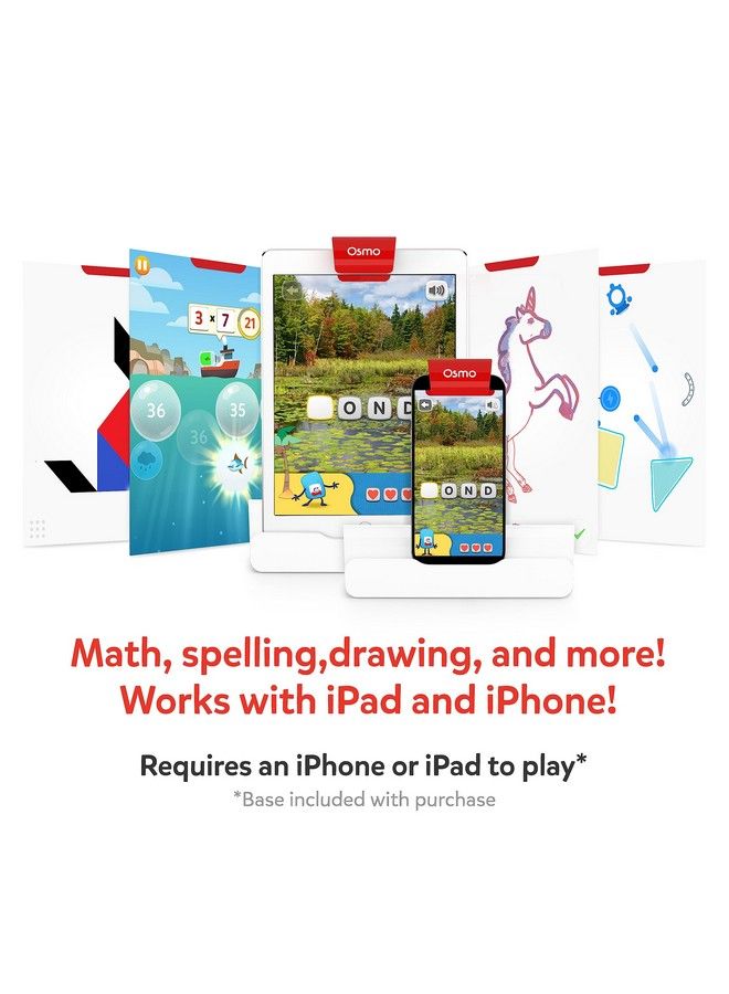 Osmo Genius Starter Kit For Ipad  5 Educational Learning Games  Ages 610  Math Spelling Creativity & More  Stem Toy Gifts For Kids Boy & Girl  Ages 6 7 8 9 10 Ipad Base Included  - Image 3