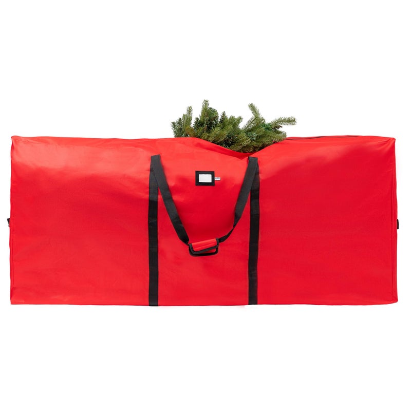 Not Made In China Heavy Duty Christmas Tree Storage Bag 9 ft Fits Up to 9 Foot Artificial Tree Durable Handles wTear Proof and Waterproof 600D Canvas Laminated Interior