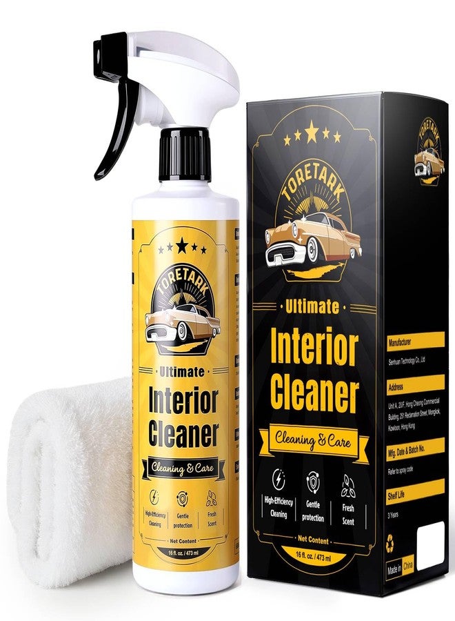 toretark Deep Clean Interior Car Cleaner Kit for Tesla, pH-Neutral Safe for All Surface, 2-in-1 Modes Car Upholstery Cleaner for BMW Accessories, Cleaning Kit Interior for Mercedes Benz Car Accessories - Image 1