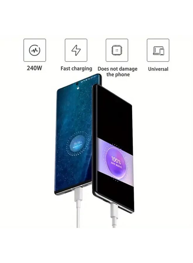 39 37 Inch USB C Fast Charging Cable 240W UltraDart SuperDart Compact Lightweight Durable Phone Charger - Image 3