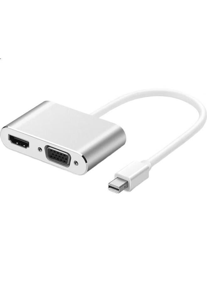 isky Isky Mini Dp To Hdmi/Vga Converter Mini Dp Expansion Adapter For Apple Macbook Microsoft Surface Dock Tv Projector Two-In-One - Image 1