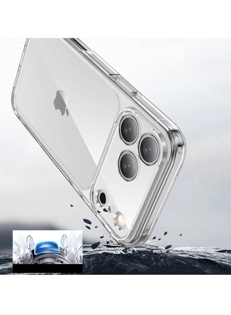 BlueFire iPhone 17 Pro Max Case [6.3-inch 2025], Crystal Clear Magnetic Phone Cover with MagSafe (N52 Magnets), Anti-Yellowing, Military Drop Protection, Scratch & Stain Resistant, Raised Edges - Image 2